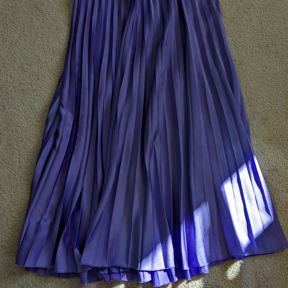 Zara purple long skirt